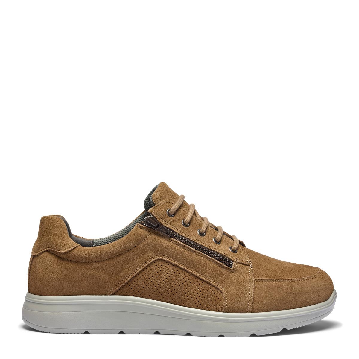 Men´s shoe with lace and zip