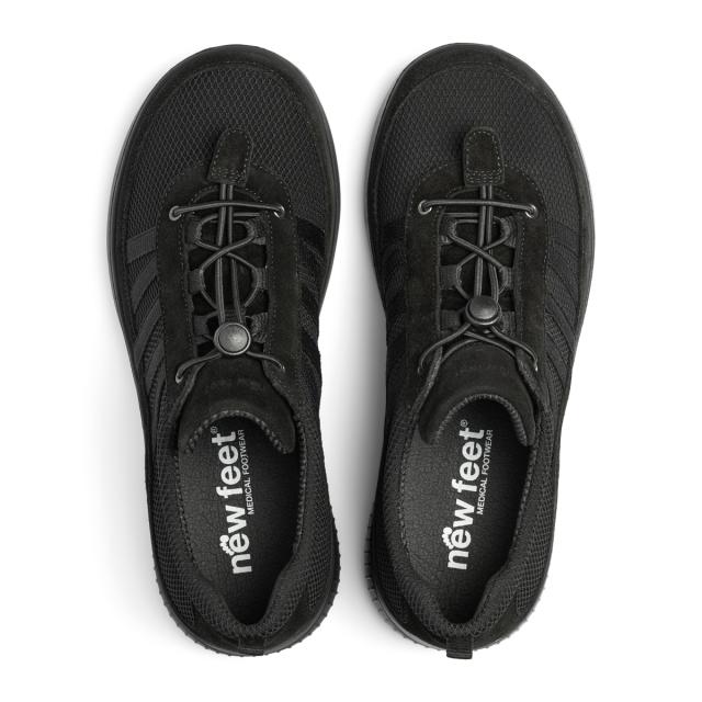 Damsneaker med elastiska snören