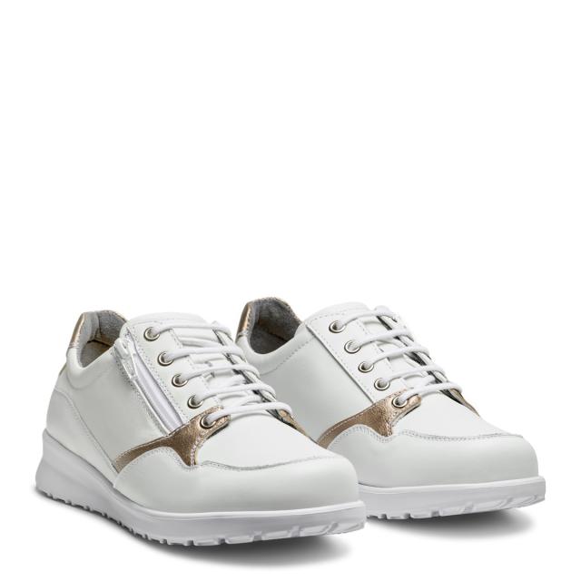 Sportiga snörskor med dragkedja - till damer