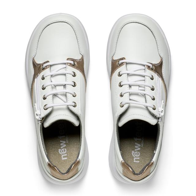 Sportiga snörskor med dragkedja - till damer