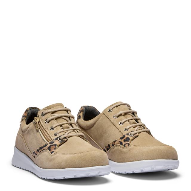 Sportiga snörskor med dragkedja - till damer