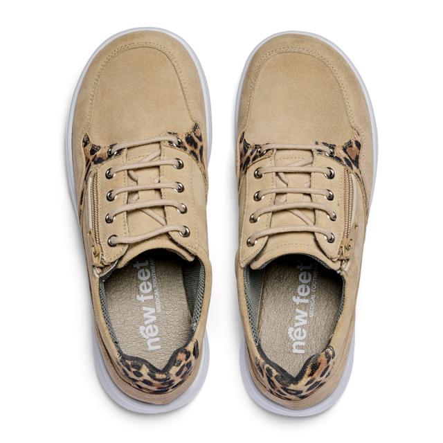 Sportiga snörskor med dragkedja - till damer