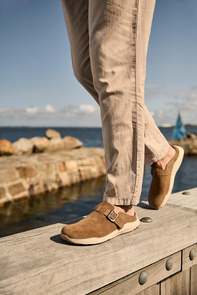 Slip-in med justerbart spänne - till herrar.