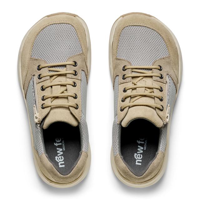 Sportig snörsko med dragkedja - för damer