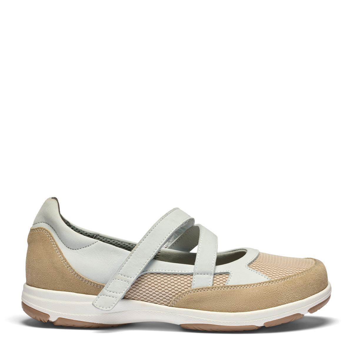 Ballerina med en stödjande kardborrerem.