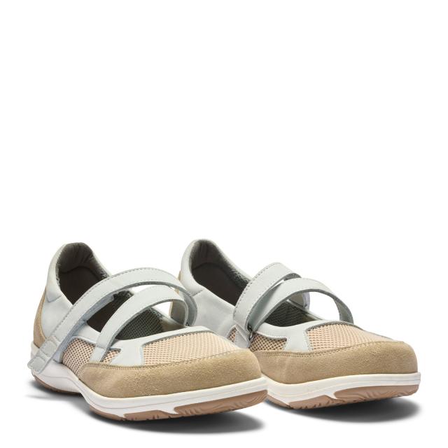 Ballerina med en stödjande kardborrerem.