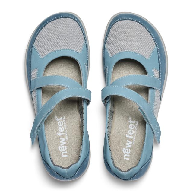 Ballerina med en stödjande kardborrerem.