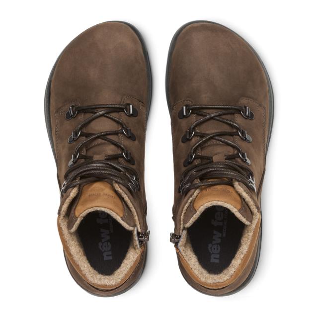 Damboots med snörning och blixtlås